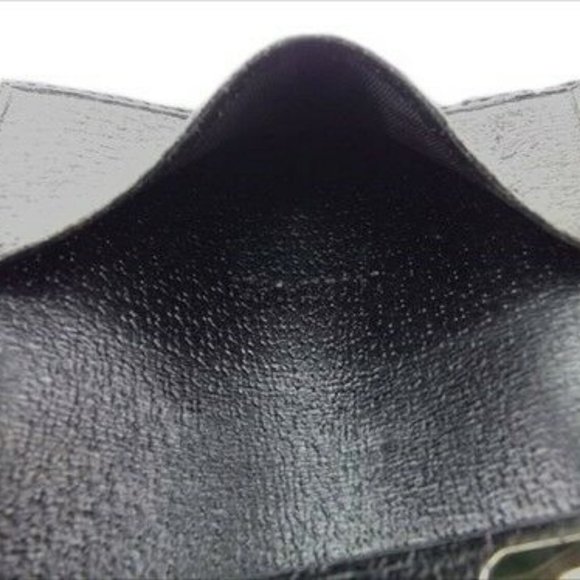 Gucci Key case Key holder GG Black Canvas Leather Woman Authentic Used - Picture 4 of 8